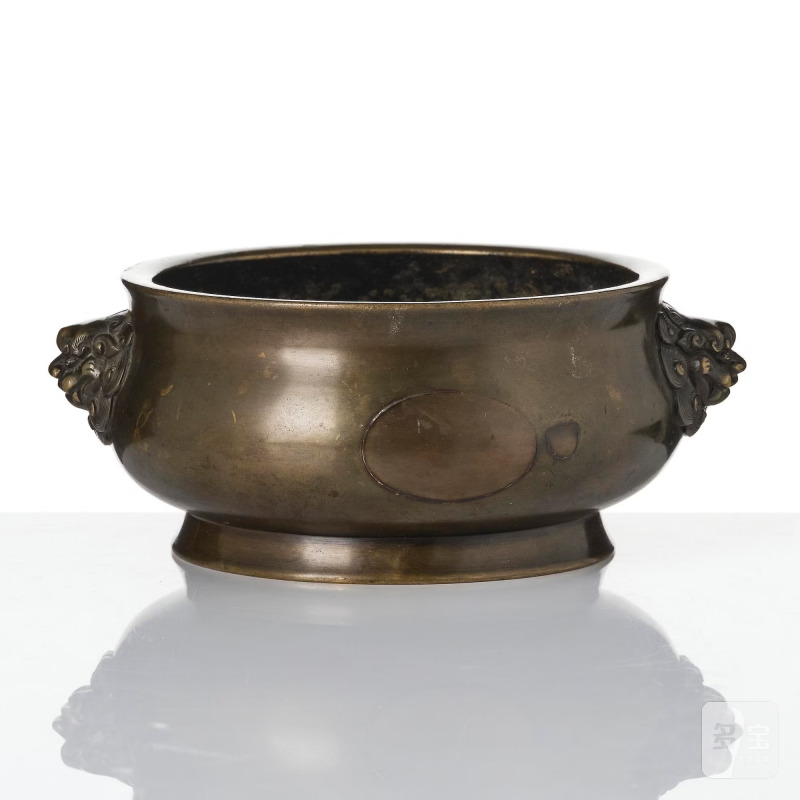 A bronze censer, - 图3
